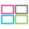 Teacher Created Resources Chevron Name Tags/Labels, Assorted, PK216 TCR5526